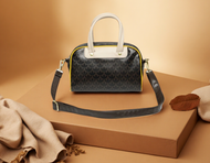 Adidas Mini Bowling Bag Handtasche Monogramm braun