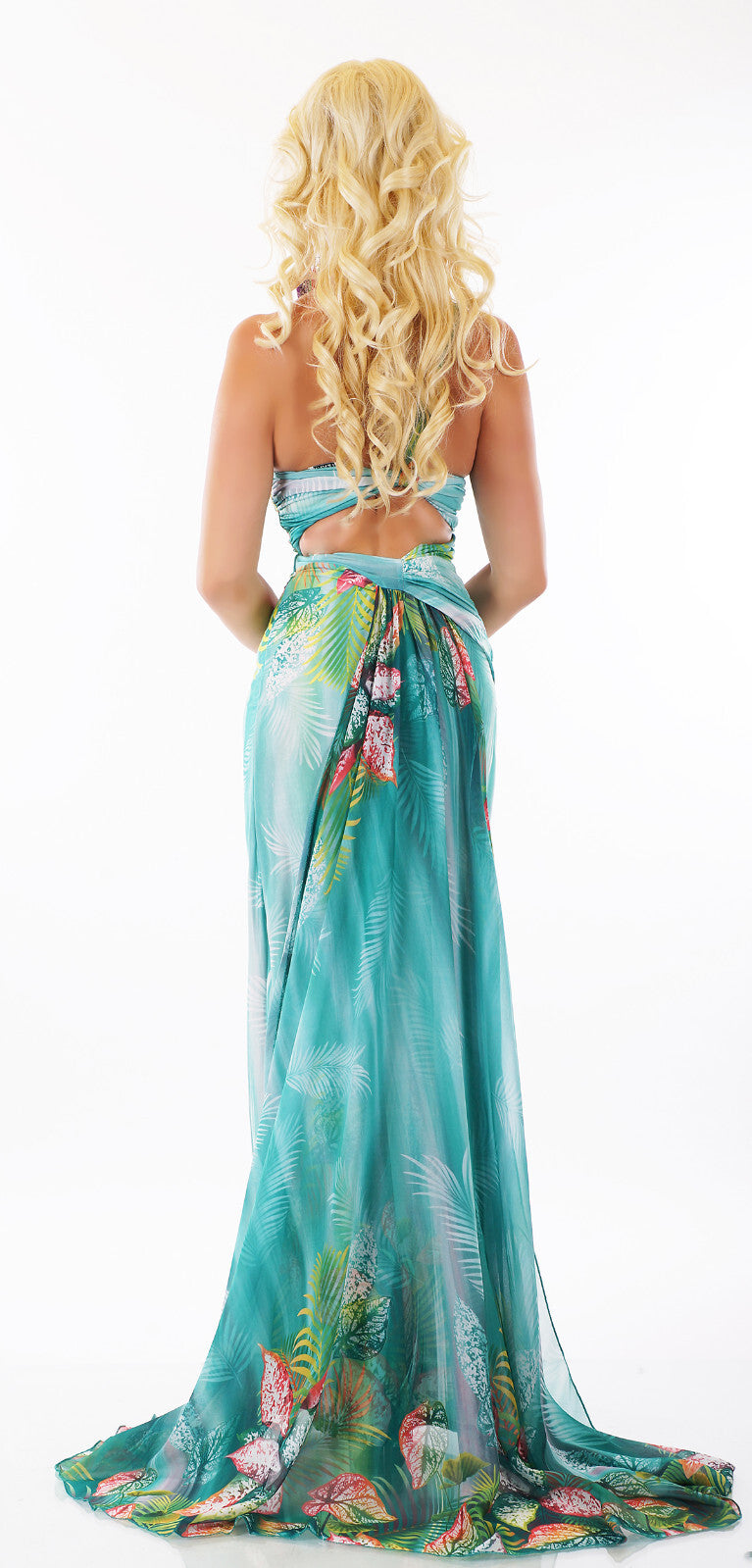 Jenny Fashion Longdress Maxikleid  Schleppe Gr.34/36