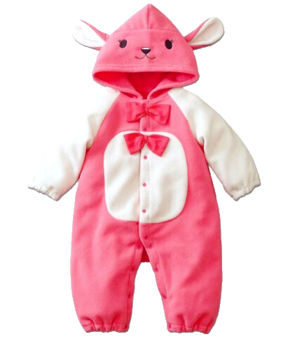 Animal Baby Fleeceoverall Übergangsoverall Gr. 68/74