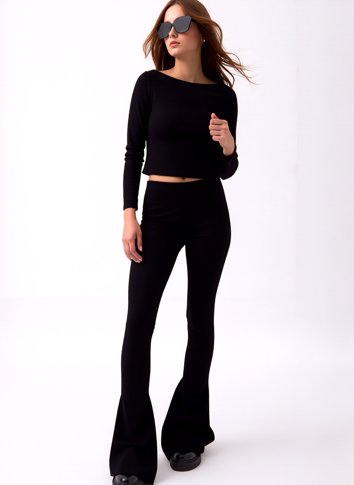 Hugo Boss Pant Bootcut Jersey Leggings Neleria black Gr.M