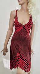 Zeige Bild Razor Cut Ethno Kleid handgewebt blau grün rot Hängerkleid Gr.34-38 4
