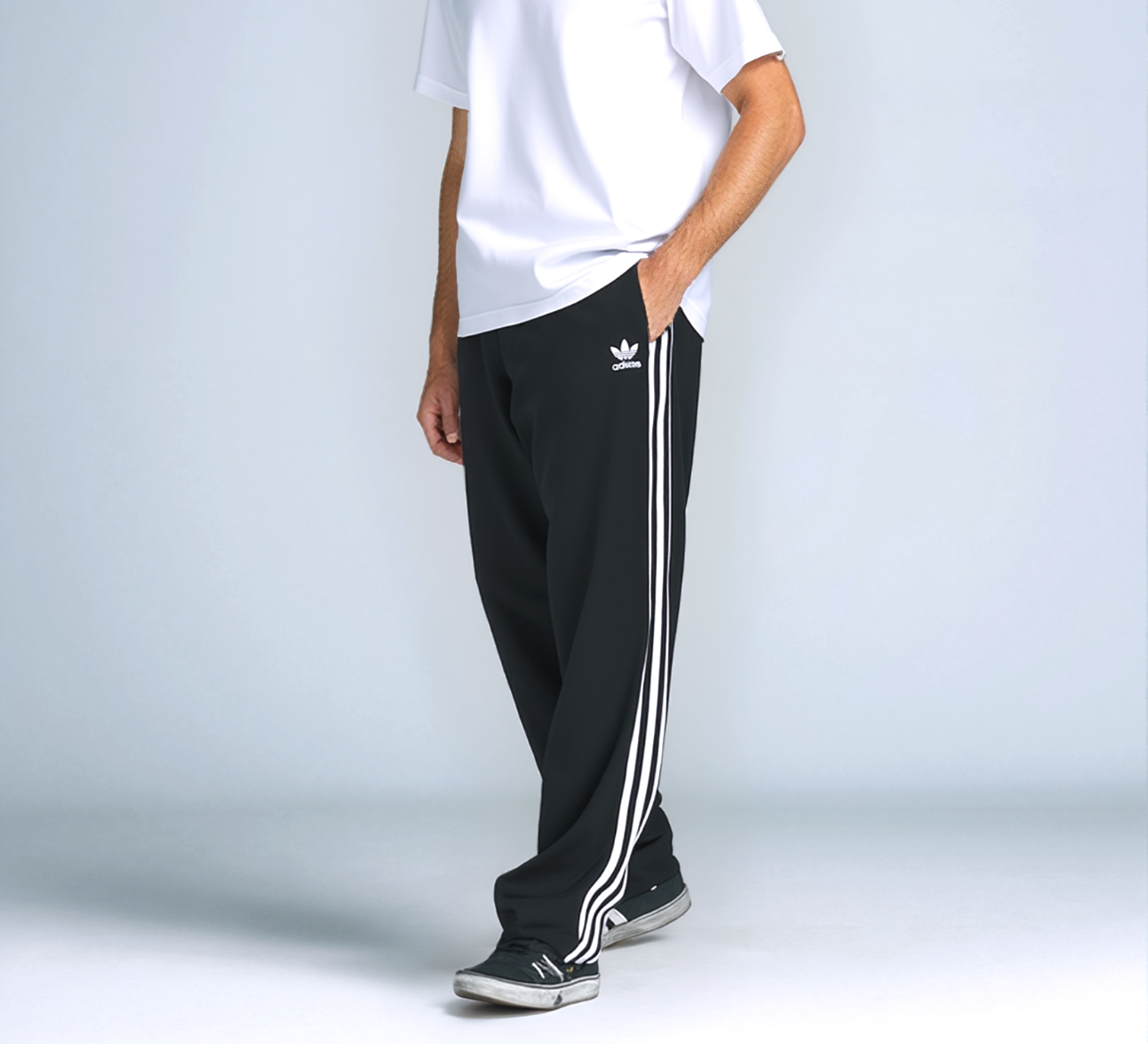 Adidas adicolor classics Firebird Pants schwarz IJ7055 Gr.4XL