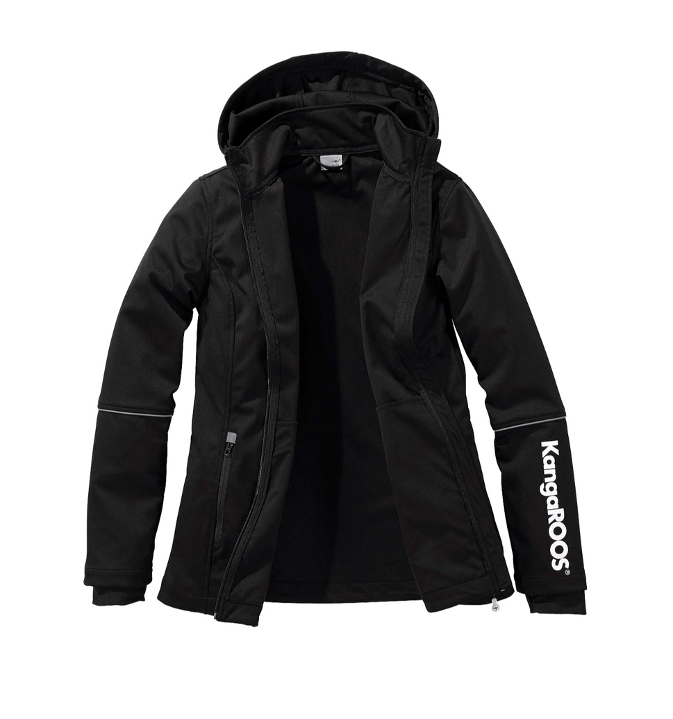 KangaROOS Softshelljacke Übergangsjacke schwarz Gr.40 - 50
