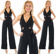 Lucas + Emma Sexy Jerseyoverall  5 Farben Bootcut Wide Leg Gr.34/36 kleine 38