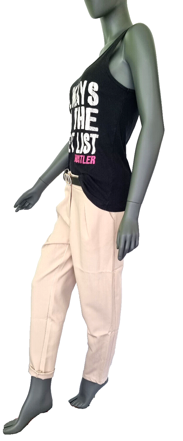 Hailys Schlupfhose beige Kombitalent elegant sportlich casual Hüfthose Gr. 32-42