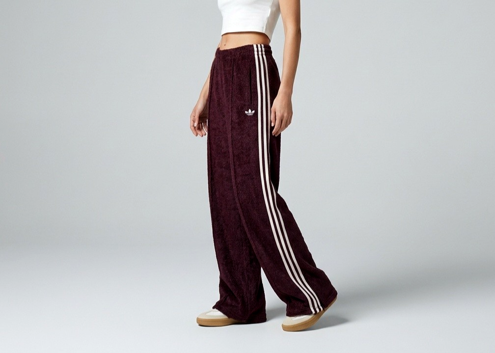 Adidas Originals Firebird mohair Trackpants maroon Gr.XL/40/42