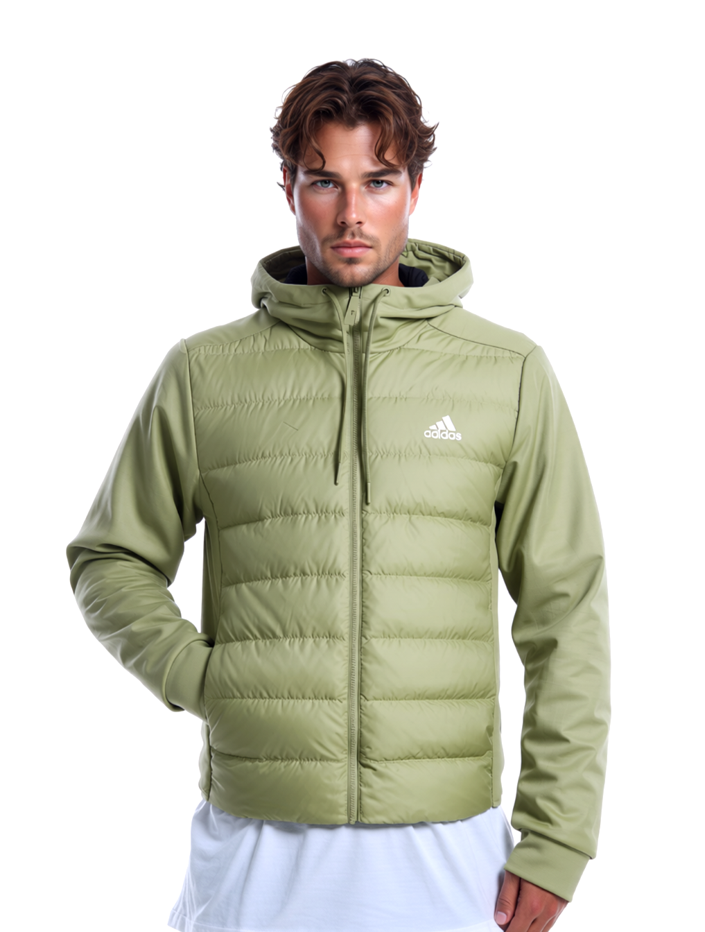 Adidas Essentials Insulated unisex Hybrid Jacke leicht gefüttert Anorak Gr. M