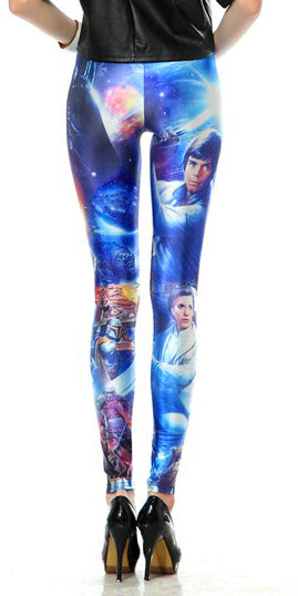 Star Wars Leggings Glanzleggings Gr.34/36