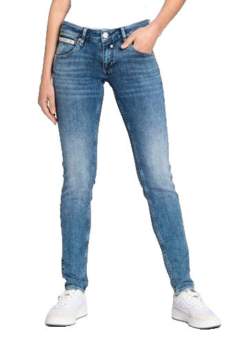 Herrlicher Jeans Peppy slim blau  stretch  Gr.34 bis kleine 36  Länge 32