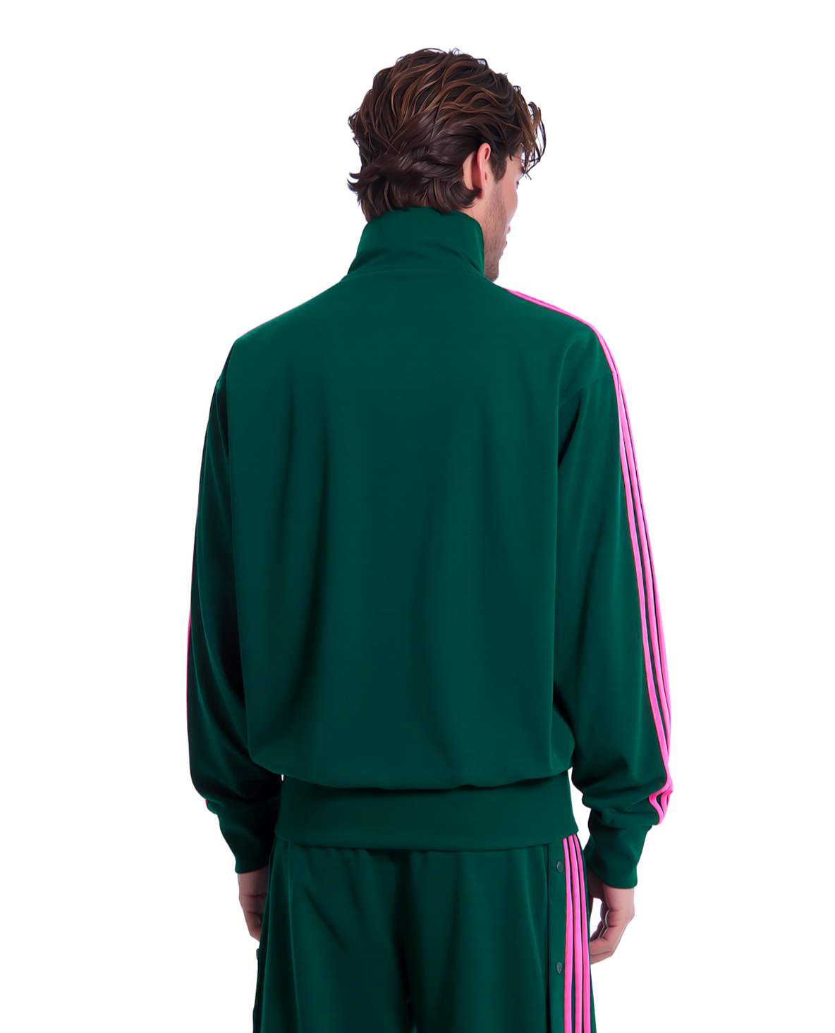 Adidas Originals Firebird Jacke grün pink KA0458 Gr.XL