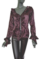 Zeige Bild Bäres Steampunk Barock Rokoko Piratin Rüschen Bluse Kostüm Gothic  blau Gr.36-40 2