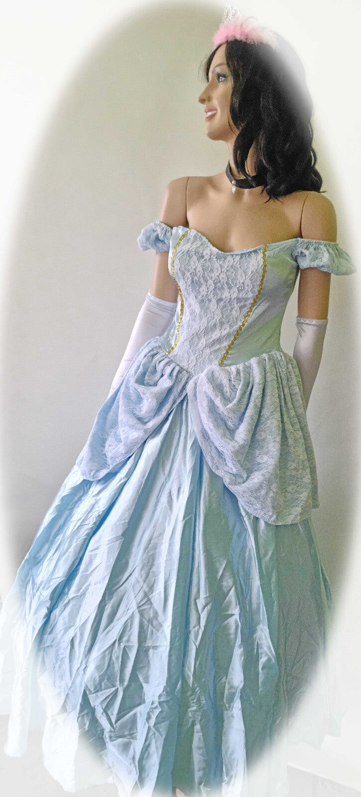 Kostüm Karneval Cinderella Sissi Aschenbrödel Achenputtel Prinzessin Gr.36-38