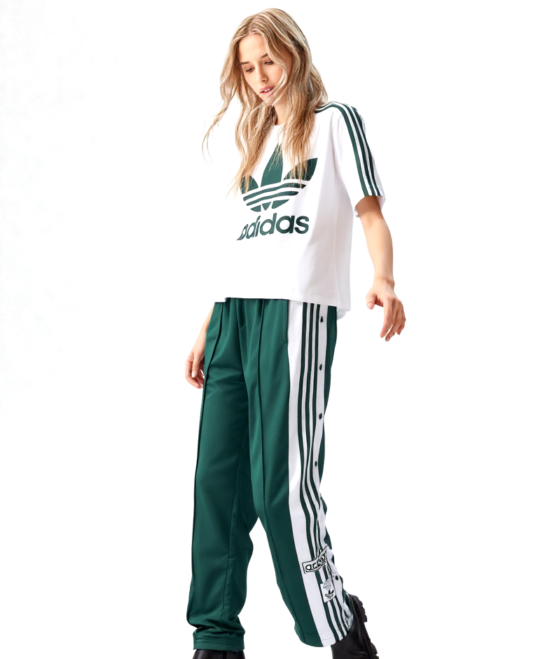 Adidas Damen Adi break 3-Stripes grün Gr.M/38-40