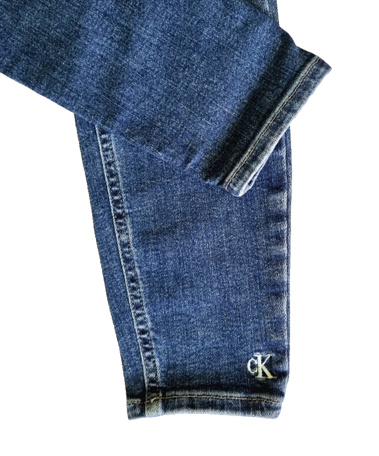 Calvin Klein High Rise Super Skinny Ankle Jeans blue Gr.W30