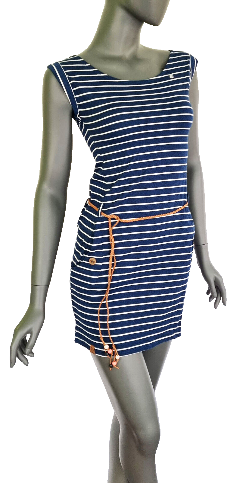 Ragwear Sommerkleid Tagg Stripes Strand Urlaub Marine Gr. XS-XL