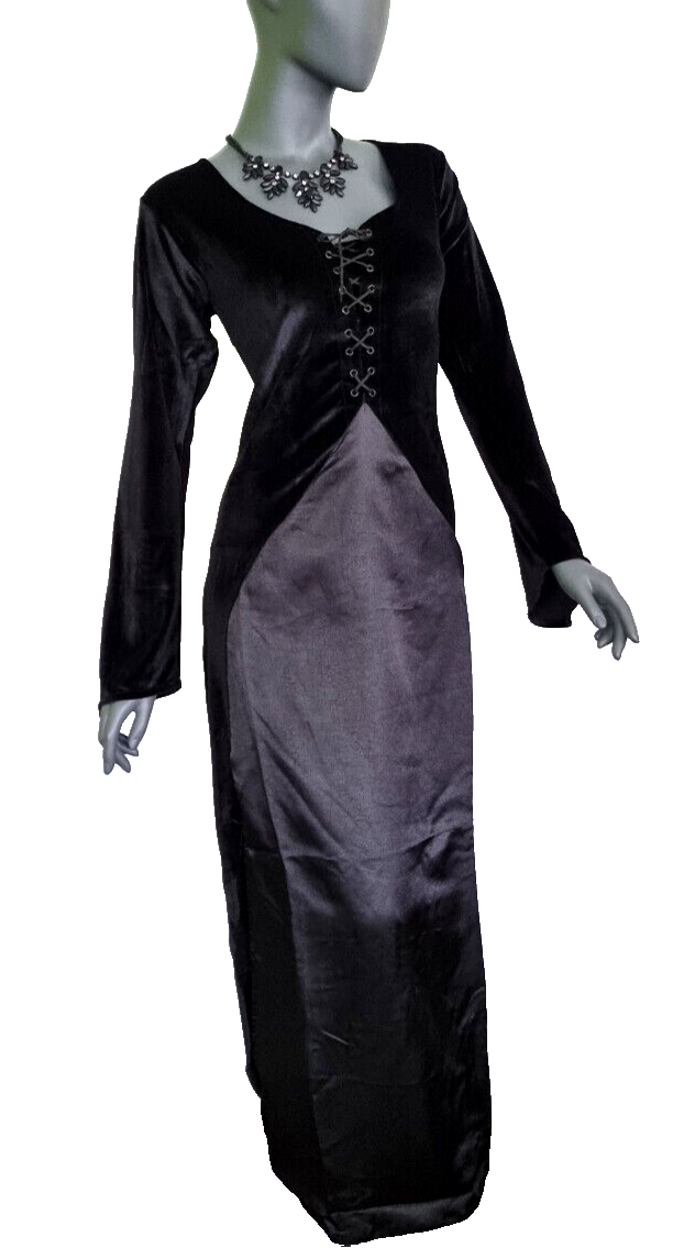 Bäres Empire Gothic  Samtkleid Maxikleid Mittelalter Gothic Witch  Gr. 38/40