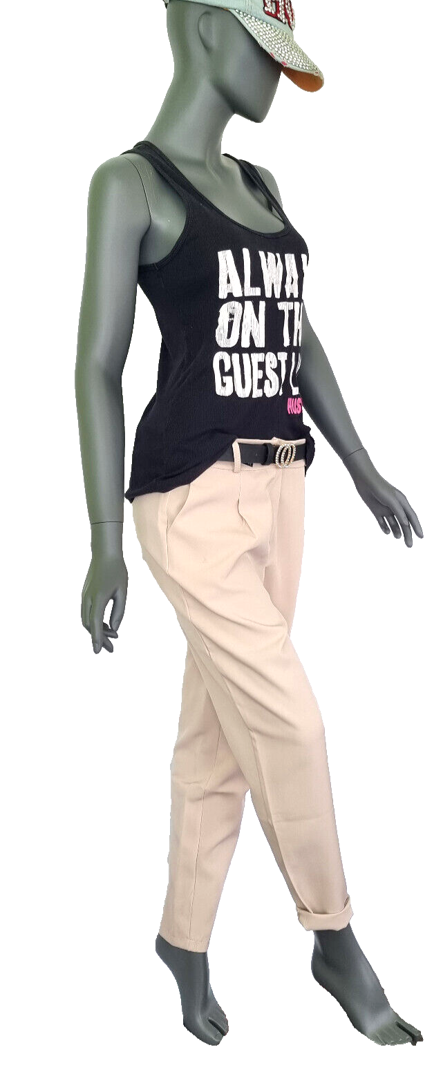 Hailys Schlupfhose beige Kombitalent elegant sportlich casual Hüfthose Gr. 32-42