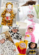 Zeige Bild Animal  Kinder Winteroverall Snowsuit Plüsch Thermo Gr. 98/104 2
