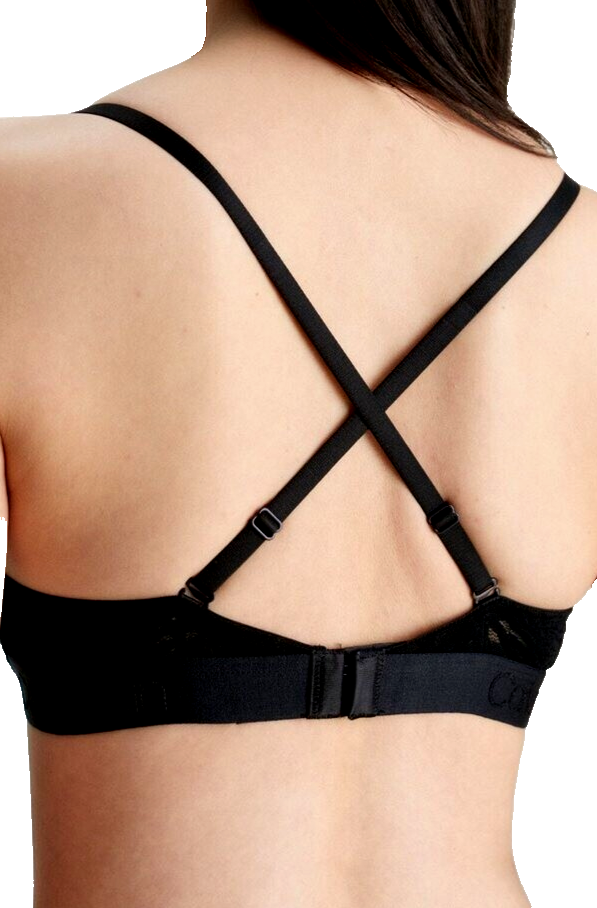 Calvin Klein Bügel-BH LIGHTLY LINED DEMI Spitze black 75DD