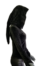 Zeige Bild Gugel Nickisweater Medieval Gothic Pixie Larp Rock Gr.34/36 kleine 38 2