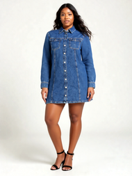 Tommy J.  Jeanskleid  Jeansjacke Aline Gr.6XL