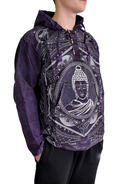 Zeige Bild Buddha Herren Hemd-Shirt Nepal Ethno Hoodie Nepal Knebelverschluss Gr. L/XL 4