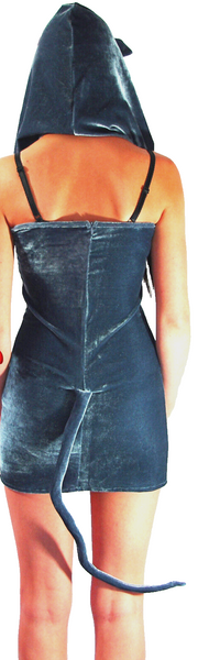 Faschingskostüm Karneval Maus Ratte Samt 34-38