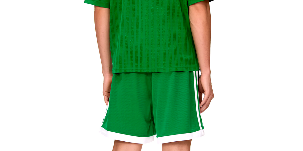 Adidas Performance Shorts Mock Eyelet grün weiss Gr.L