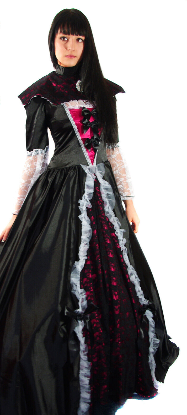 Faschingskostüm Karneval Gothic Vampir Dracula Gr.34/36