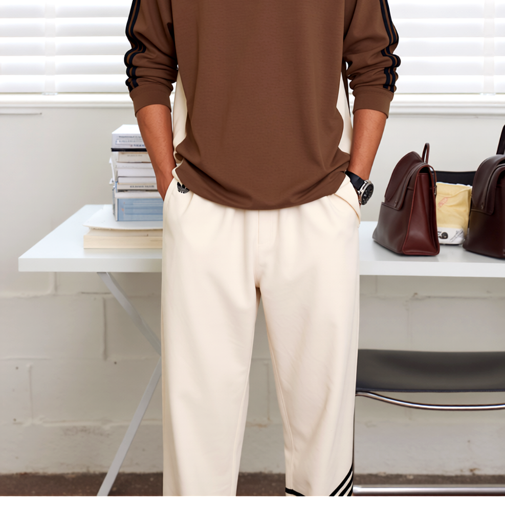 Adidas Original Newclassics Woven Pants JF9158 hellbeige Gr.XL