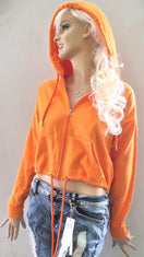 Zeige Bild Bench Sweatjacke Damen Be Performance Hoodie Oversize orange Gr.34 -40 3