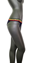 Zeige Bild Superdry Bikini Bottom Halfstring Rich navy dunkelblau Gr.XL 42/44 3