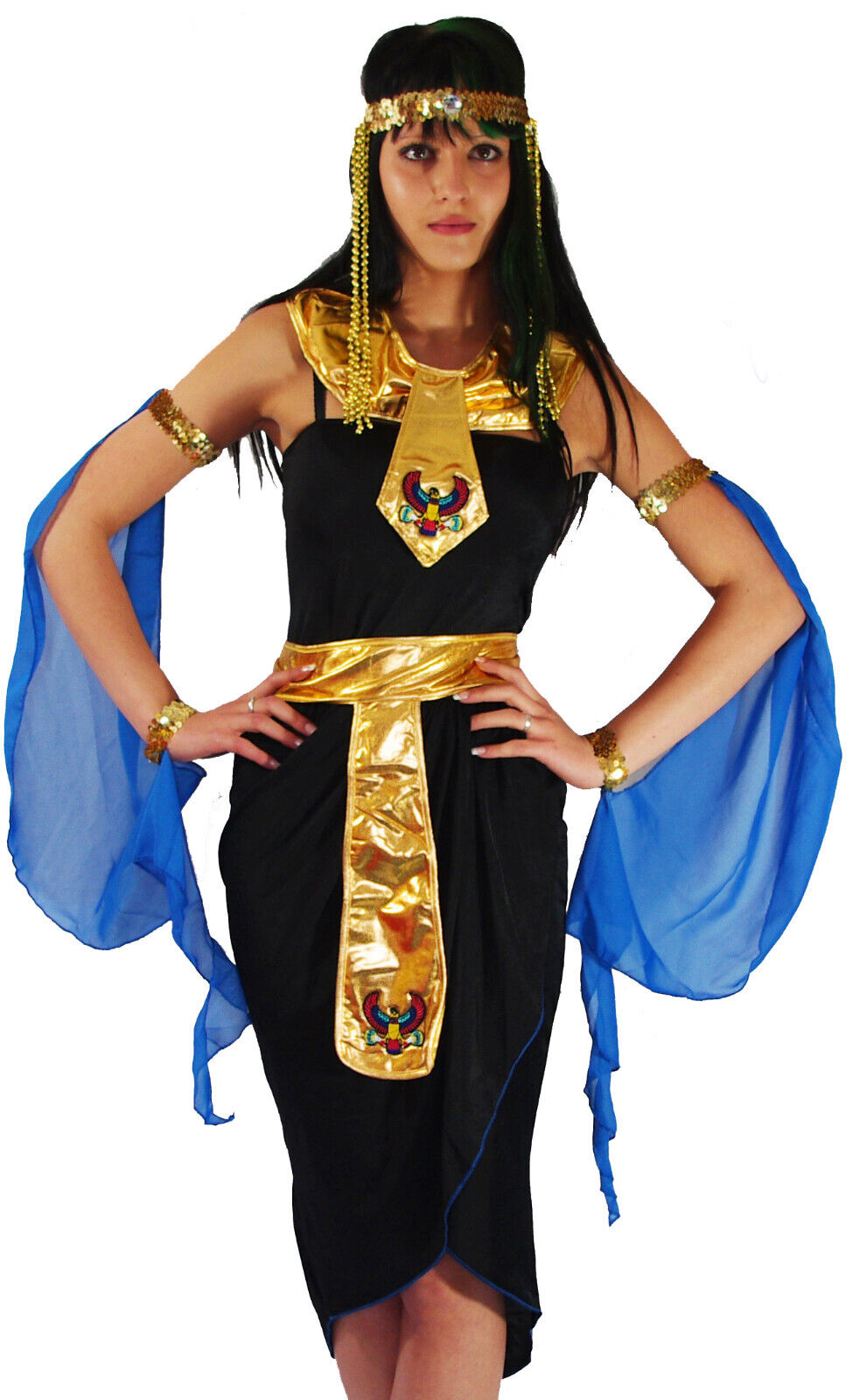 Faschingskostüm Karneval Pharaonin Pharao CleopatraGr.34-38