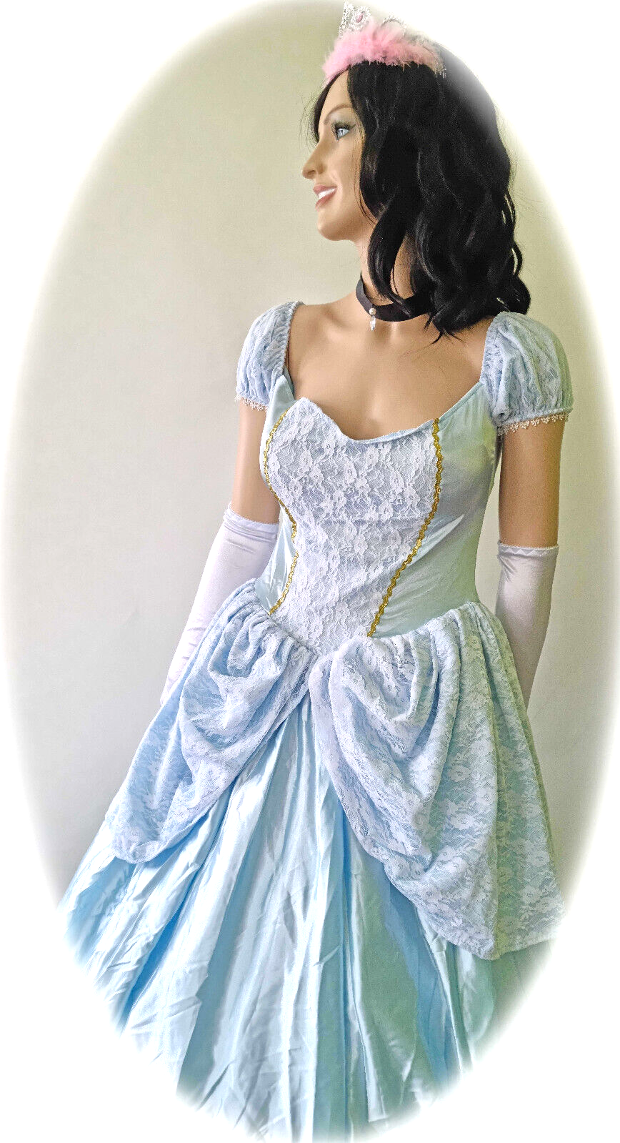 Kostüm Karneval Cinderella Sissi Aschenbrödel Aschenputtel Prinzessin Gr.36