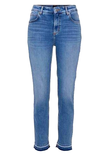 Boss Orange Jeans Jackie MRC 1.0 blau used mid Rise  slim Crop Gr. W30