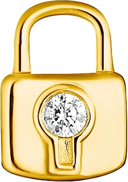 Thomas Sabo Ohrstecker Vorhängeschloss Love-Lock Zirkonia 925 Sterling Silber