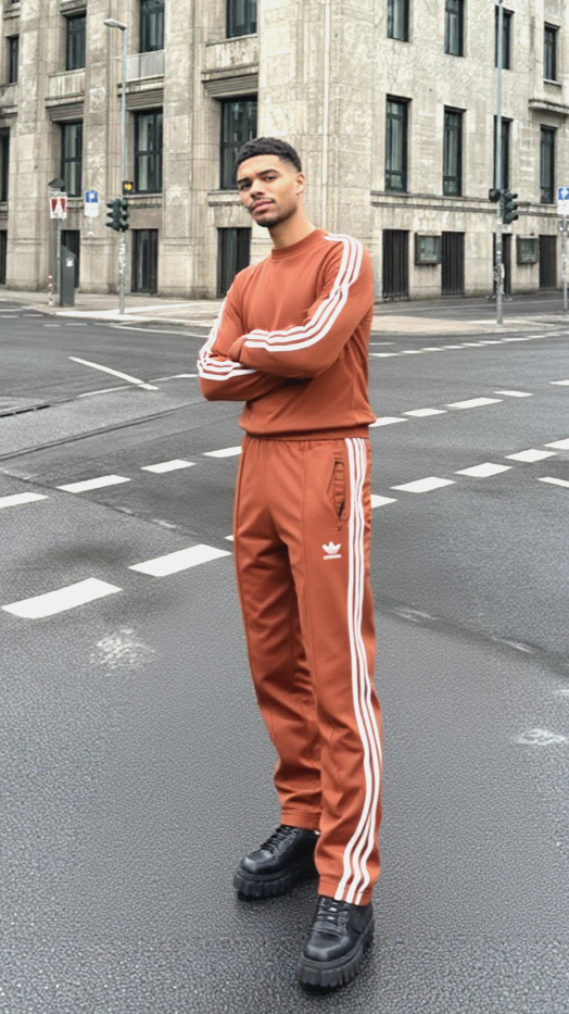 ADIDAS ORIGINALS Slimfit Adicolor Classics Beckenbauer Cognac Gr.3XL