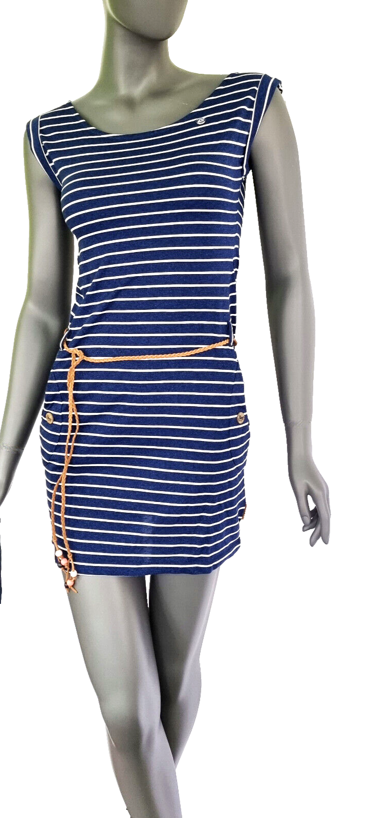 Ragwear Sommerkleid Tagg Stripes Strand Urlaub Marine Gr. XS-XL