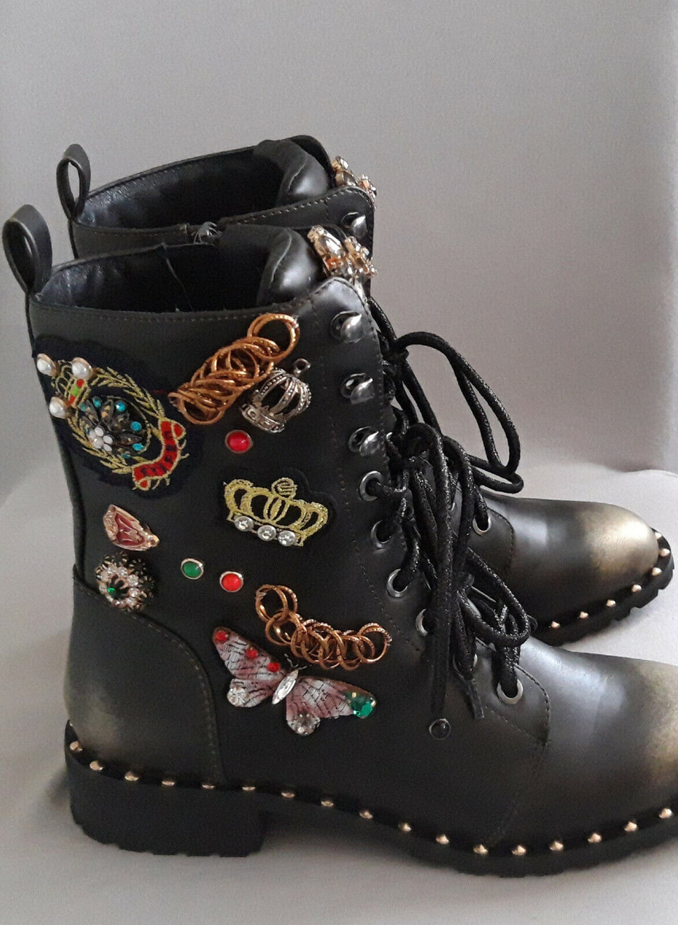 XYXYX  Stiefel mit Patches Gr.37