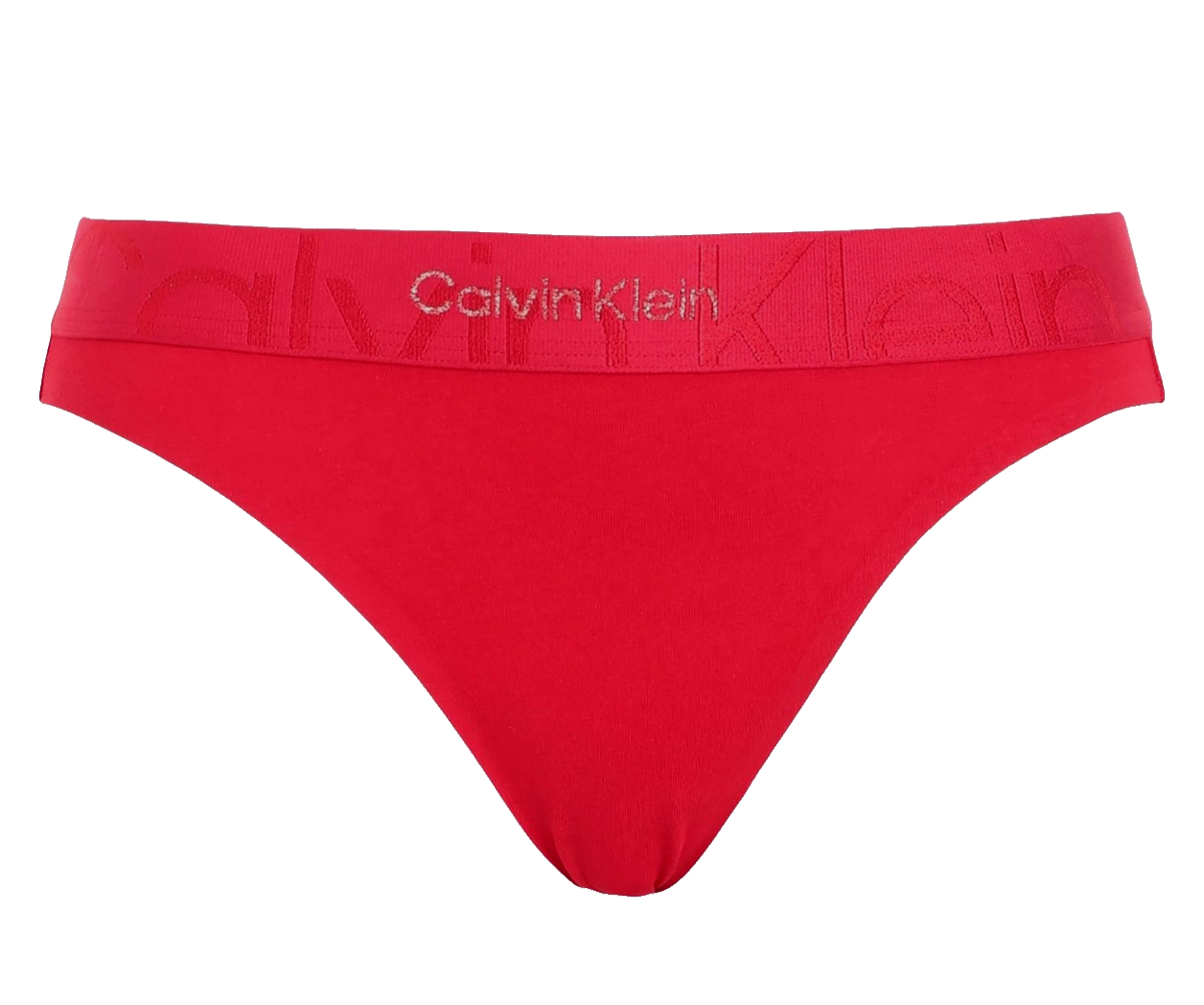 Calvin Klein Damen Slip Rot Gold Gr. 3XL