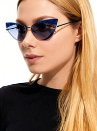 ADIDAS ORIGINALS Damen Sonnenbrille Blau Weiss Silber