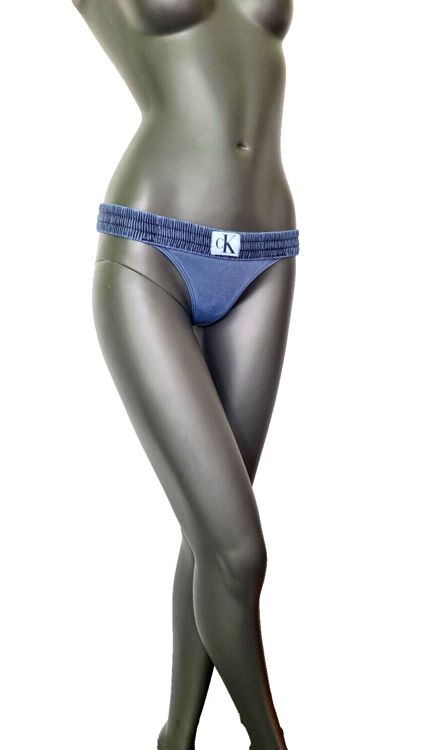Calvin Klein Sexy Bikinihose blau brazilian half string Gr.L
