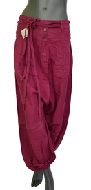Zeige Bild Haremshose Pumphose Aladinhose Pluderhose Yoga Goa Sarouel Baggy  braun 40/42 3
