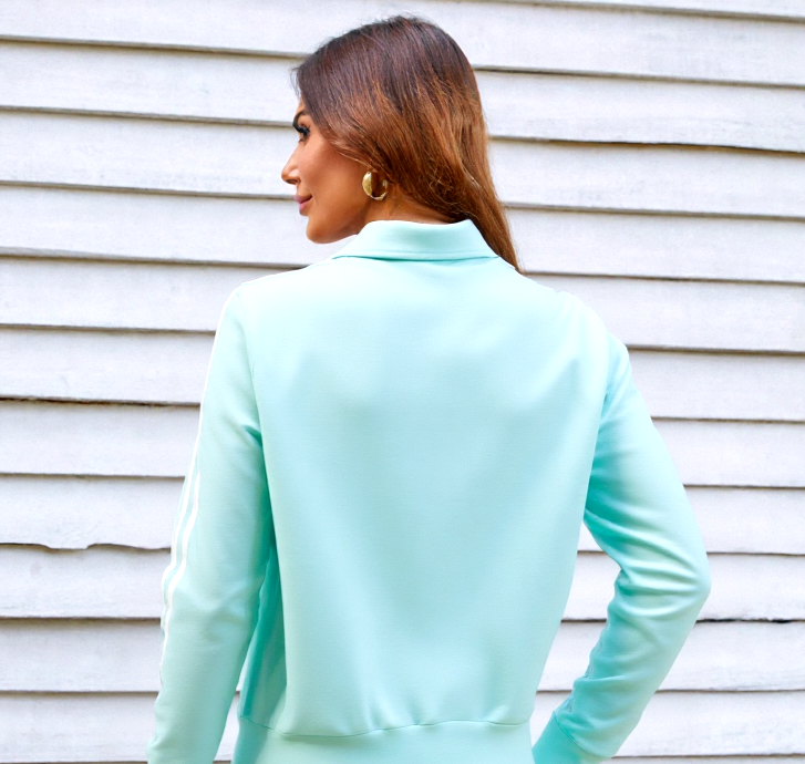 Adidas Originals Firebird Jacke aqua hellblau Gr.M/38