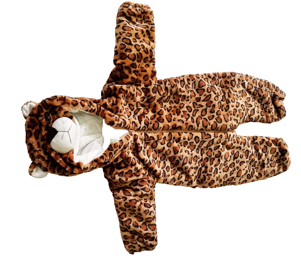 Animal Kinder Winteroverall Snowsuit Plüsch Thermo Gr. 104/110