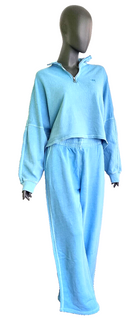 Zeige Bild Adidas Oversize Sweatshirt hellblau Gr.L 42/44 4