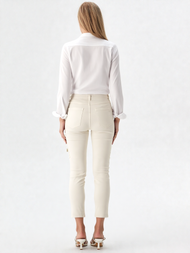 Monari Stretchhose Cargo hellbeige Gr.42