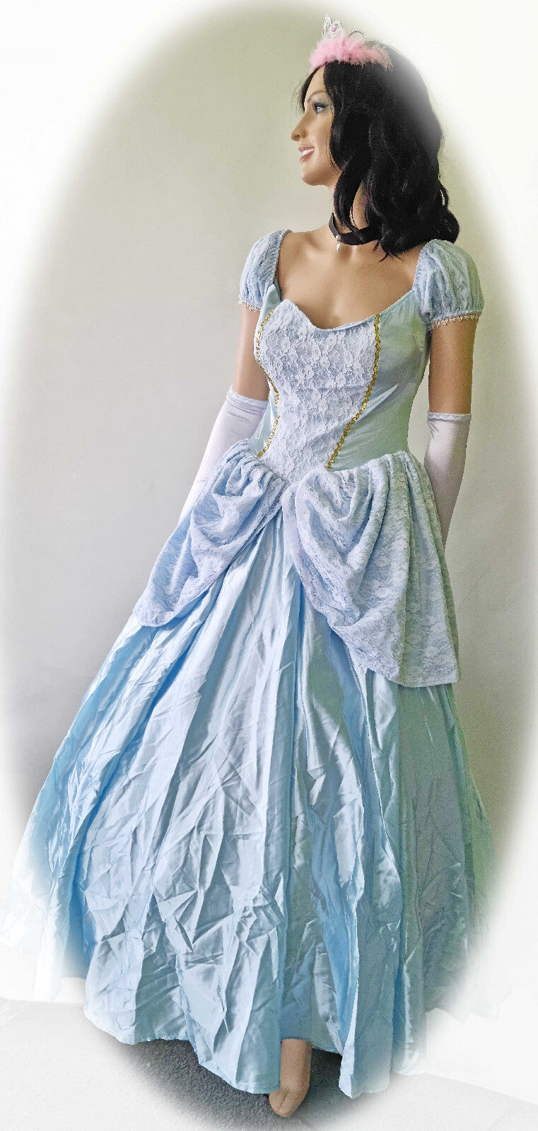 Kostüm Karneval Cinderella Sissi Aschenbrödel Achenputtel Prinzessin Gr.36-38