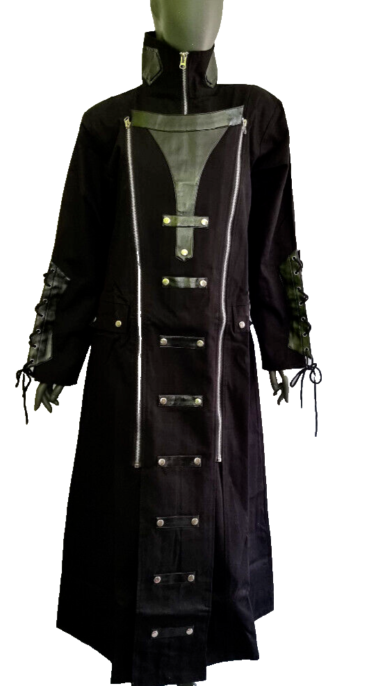 Trenchcoat Steampunk Herren Gothic Victorian  Military Larp Gr. L/XL