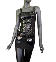 Faschingskostüm Lack Polizistin Karneval Police City Gr.38